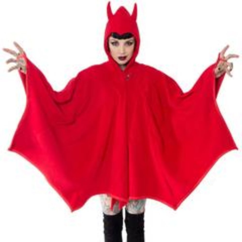 Devil In Disguise Web Cape Goth Fashion For Women